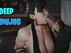 Chun-Li Rich Deep Blowjob - FUTANARI EXTREME ANAL SEX (Street Fighter - 3D Hentai Compilation) by MagMallow