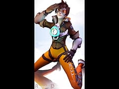 Nude Tracer Rides a Powerful Vibrator With Her Huge Tits Jiggling