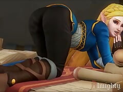 The Princess of Hyrule Shakes Her Big Ass Seductively