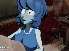 Lapis Lauzi Gives a Big Cock a Tit Job and Takes Cum to the Face