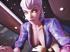 Evelynn from League of Legends Dominantly Rides a Big Cock in Cowgirl