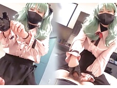 Hatsune Miku Vampire Cosplayer get Fucked, Japanese hentai anime crossdresser cosplay 10