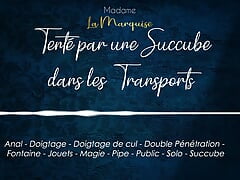 Tempted by a Succubus in public [french dirty talk audio porn]
