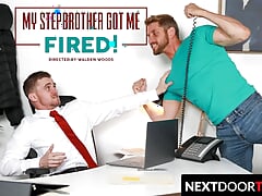 Naughty Stepbro Flip Fucks Hunk In Office - NextDoorTaboo