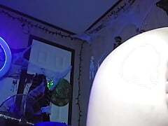 Fingering my asshole while I suck his cock till he cumms so hard