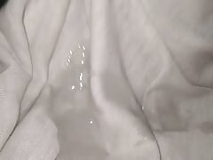 Playing with my cum