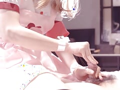 Sana Natori, Cute Ladyboy Cosplayer get Fucked, Crossdresser Tgirl trans Hentai Cosplay 2