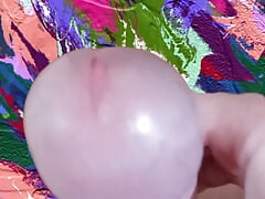 BIG COCK STROKING JOCKER'S COCK - HOT TRANS