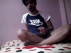 Hot dad masturbating hard