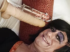 Sissy crossdresser husband Jasmine banggin
