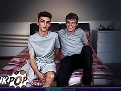 Callum And Cole Flip Fuck Each Other While Horny Stud Dante Colle Enjoys The Show - TWINKPOP