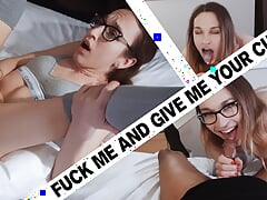 Just Fuck Me - and Give Me Your Cum! Emily Adaire & Blh