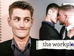 Hot Guys Secretly Hookup In Gay Office Parody - DisruptiveFilms