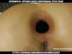 Sexy Suit and White Dong in the Ass & Anal Prolapse by Hotkinkyjo